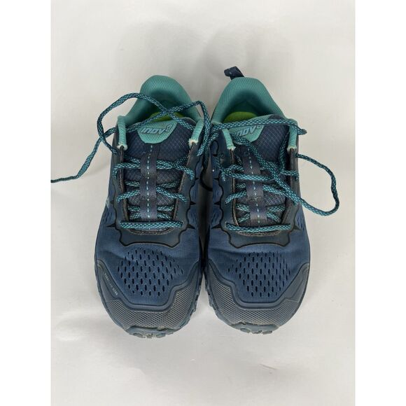 inov 8 Blue Synthetic Athletic Gym Running Lace Up Shoes Women Sz 9M US/40EU - Picture 8 of 12